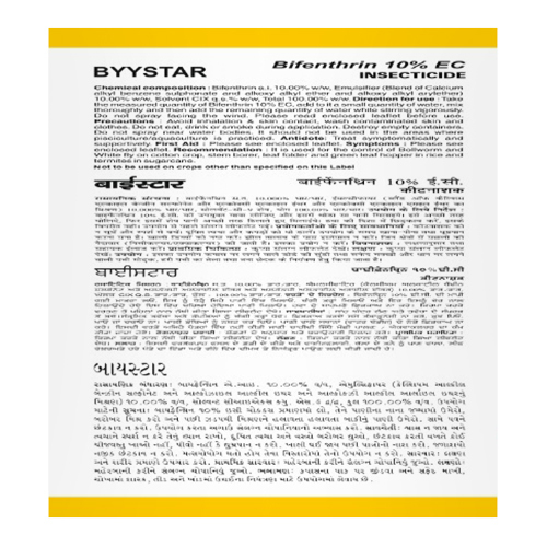 Bifenthrin Ec Insecticide Application: Agriculture