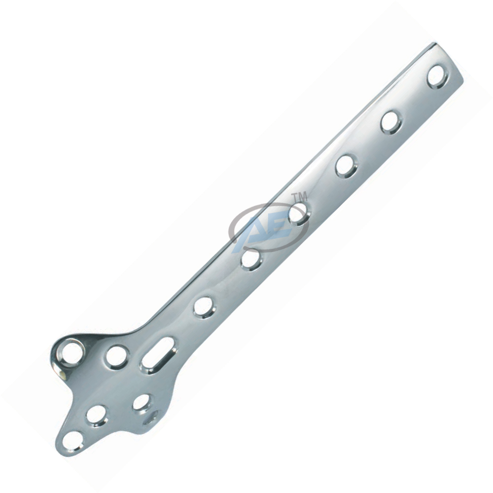Cloverleaf Plate - Stainless Steel, 88mm To 264mm Lengths With Up To 14 Holes | Non-flexible, 316l Grade For Orthopedic Use