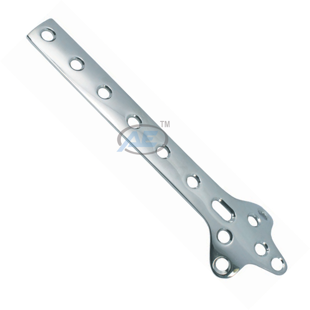Cloverleaf Plate - Stainless Steel, 88mm To 264mm Lengths With Up To 14 Holes | Non-flexible, 316l Grade For Orthopedic Use