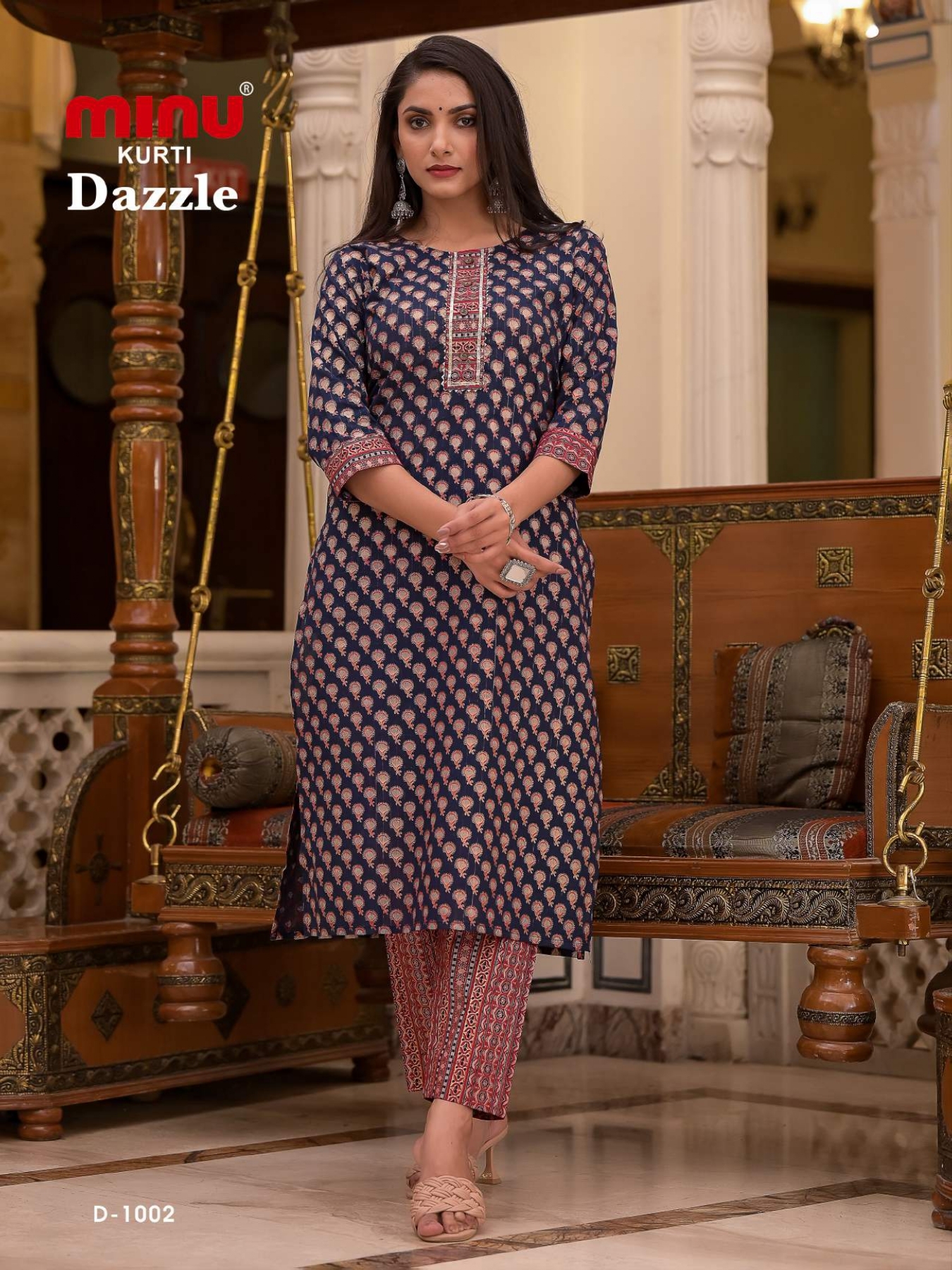 Dazzle Premium Gold Print Gota Work Kurti Decoration Material: Paint