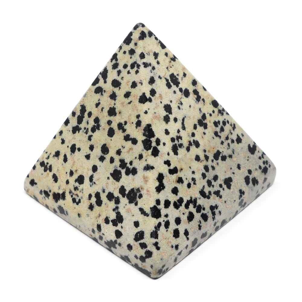 Natural Dalmatian Jasper Gemstone Crystal Pyramid - Grade: A+