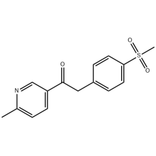 2-(4-Mesylphenyl)-1-(6-Methylpyridin-3-Yl)- Ethan-1-One - Cas No: 221615-75-4