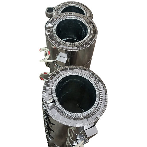Power Saving Ceramic Jacket Heater - Stainless Steel, Portable Electric Power Source | Efficient Energy Conservation And Compact Design