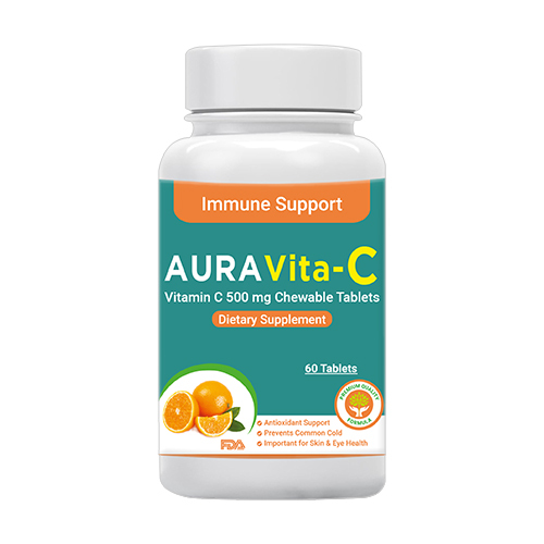 500 मिलीग्राम विटामिन सी चबाने योग्य गोलियां सामान्य दवाएं