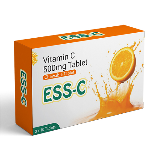 500 मिलीग्राम विटामिन च्यूएबल टैबलेट सामान्य दवाएं