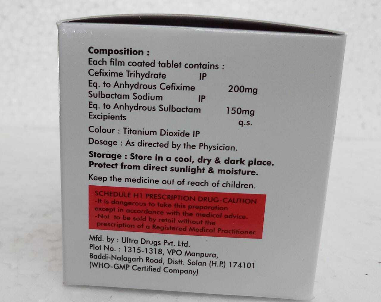 Cefixime And Sulbactam