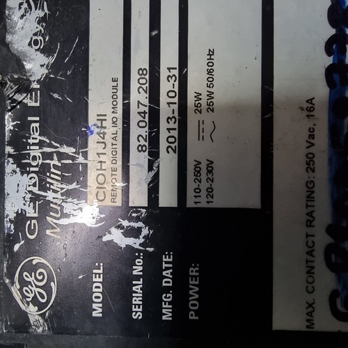 Ge Multilin Cioh1j4hi Digital Remote