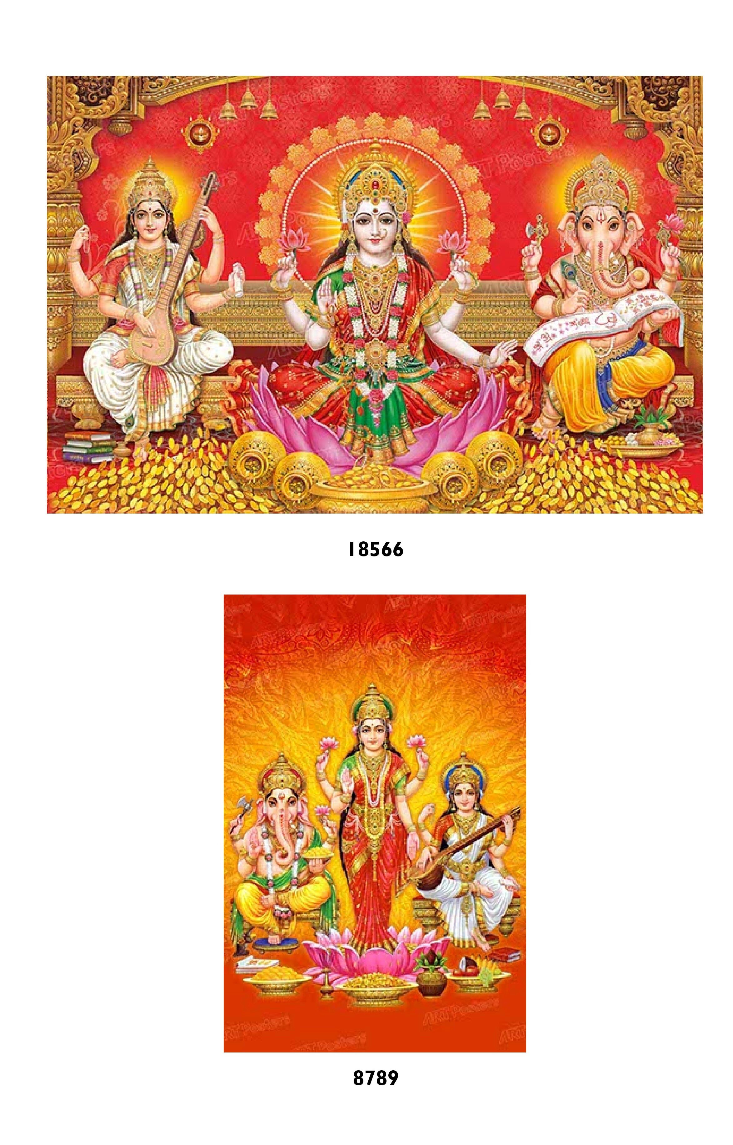 Gold Foil Posters - Color: Multicolour