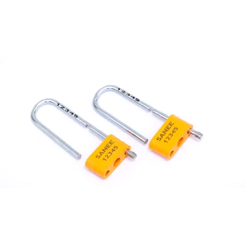 One Time Padlock Seal - Hard Plastic, Different Sizes Available | Ideal For Industrial Usage
