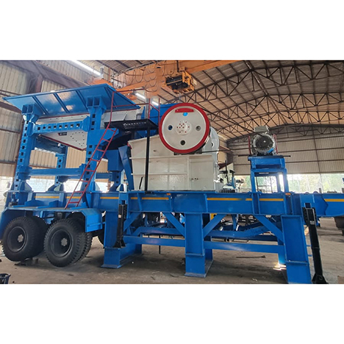 Semi-automatic Mobile Crusher Machine