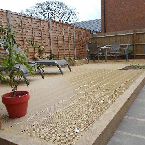 Anti-slip Outdoor Wpc Flooring