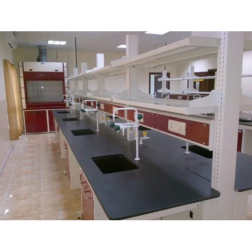 पर्यावरण के अनुकूल लकड़ी की प्रयोगशाला बेंच