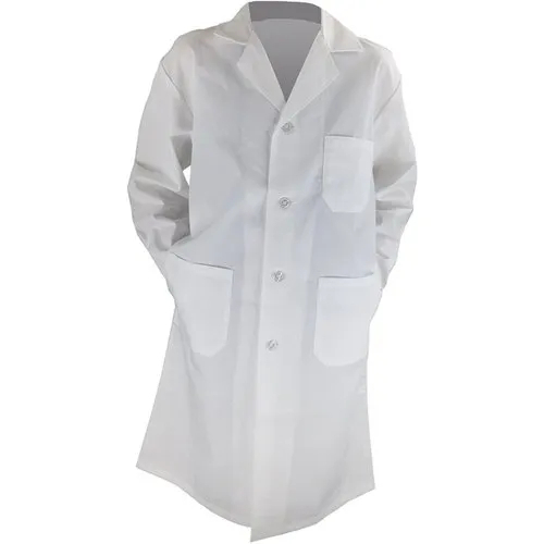 Lab Coats - Cotton Material, Long-sleeved Design, White Color | Protective Garment For Laboratory Use, Easy To Clean And Maintain