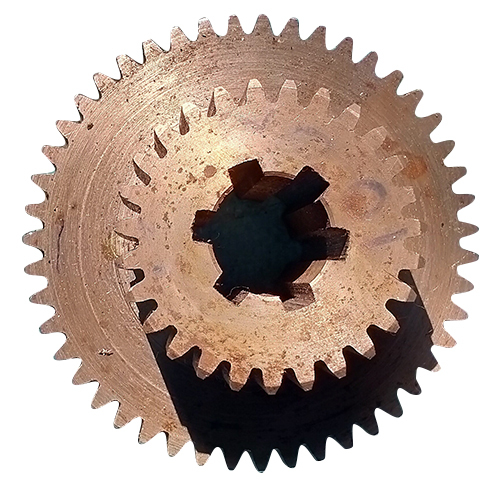 स्पाइन के साथ स्टेनलेस स्टील टू स्टेप गियर