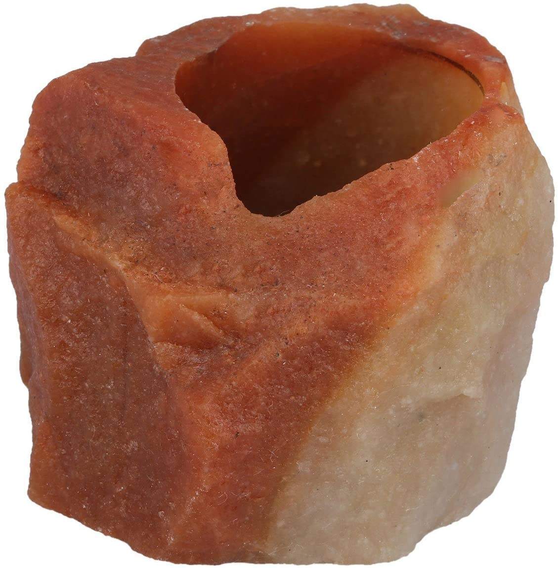 Natural Red Aventurine Gemstone Candle Holder Stand Irregular Shape - Grade: A+