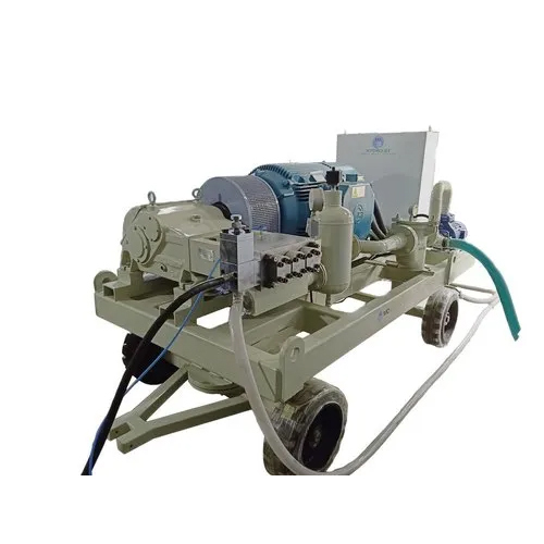 High Pressure Hydro Jetting Cleaning Pump - Flow Rate: 52 Lpm