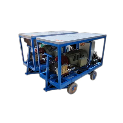 High Pressure Water Blasting Machine - Electric Motor, Various Sizes Available, Blue | Ideal For Industrial Usage