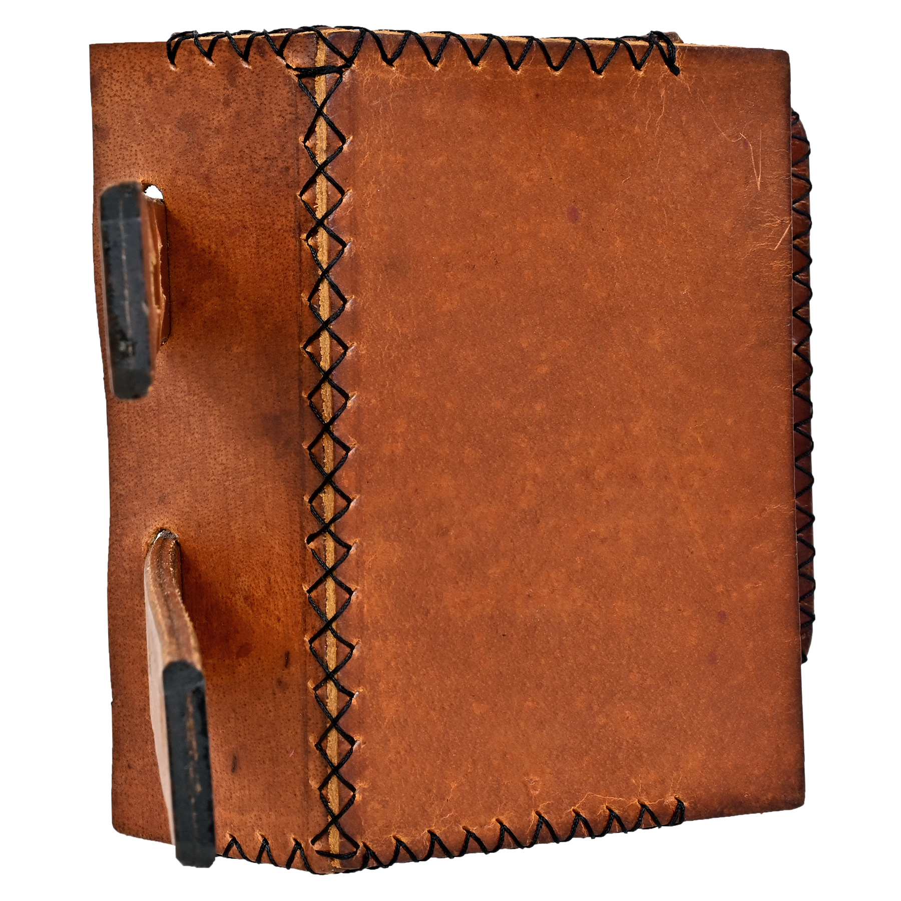 Hand Made Flower Embedded Bird House Sparrow - Leather, Vegan Leather, Synthetic Leather, 16.5x16x2.6 Cm, Yellow | Handcrafted Design For Small Birds, Easy Installation Options