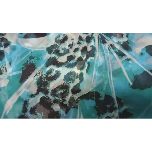 मल्टीकलर मल्टीकलर शिफॉन फ़ैब्रिक