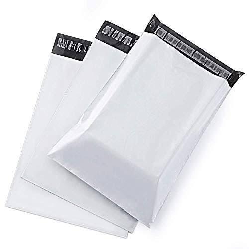 TAMPER PROOF COURIER BAG - Plastic Material, Varied Sizes, White Color | Strong Adhesive, Durable, Easy to Use, Reliable Seals, Tamper Evident