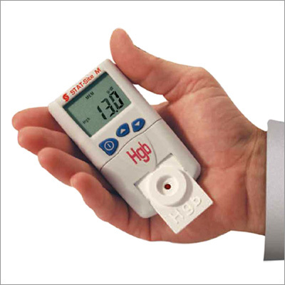 Hemoglobin Meter - Durable Plastic, Compact Size, LCD Display | High Precision, Automatic Calibration, Portable Design, Fast Results, FDA Approved