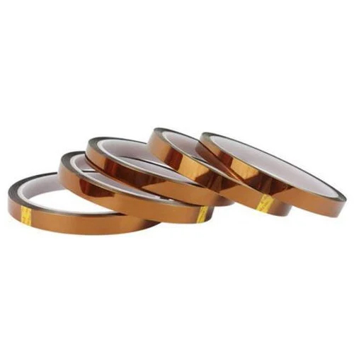 Non Adhesive Polyimide Tape - Polyimide, Thickness .050 Mm, Width 19 Mm-21 Mm, Rigid Hardness, Embossing | First Class Standard, Carton Box Packaging