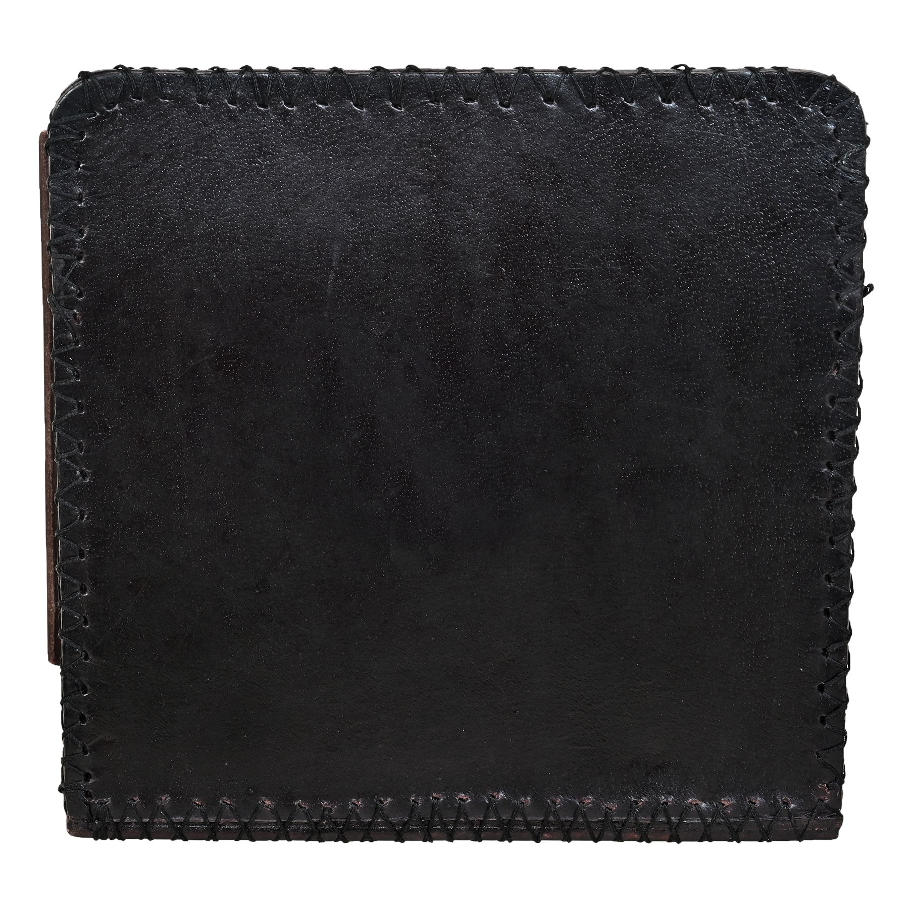 Twinning Bird House For Sparrow - Leather, Vegan Leather & Synthetic Leather | Dark Brown, 17.5x20.5x20.5 Cm, Handcrafted With Easy Installation Options