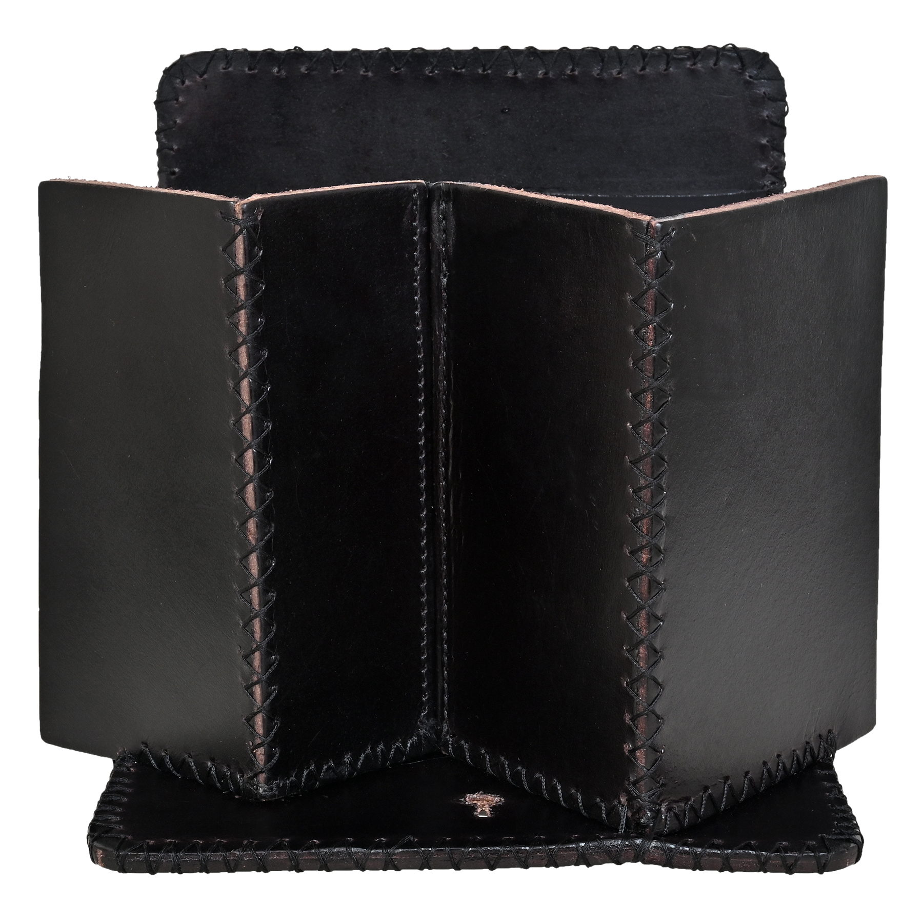 Twinning Bird House For Sparrow - Leather, Vegan Leather & Synthetic Leather | Dark Brown, 17.5x20.5x20.5 Cm, Handcrafted With Easy Installation Options