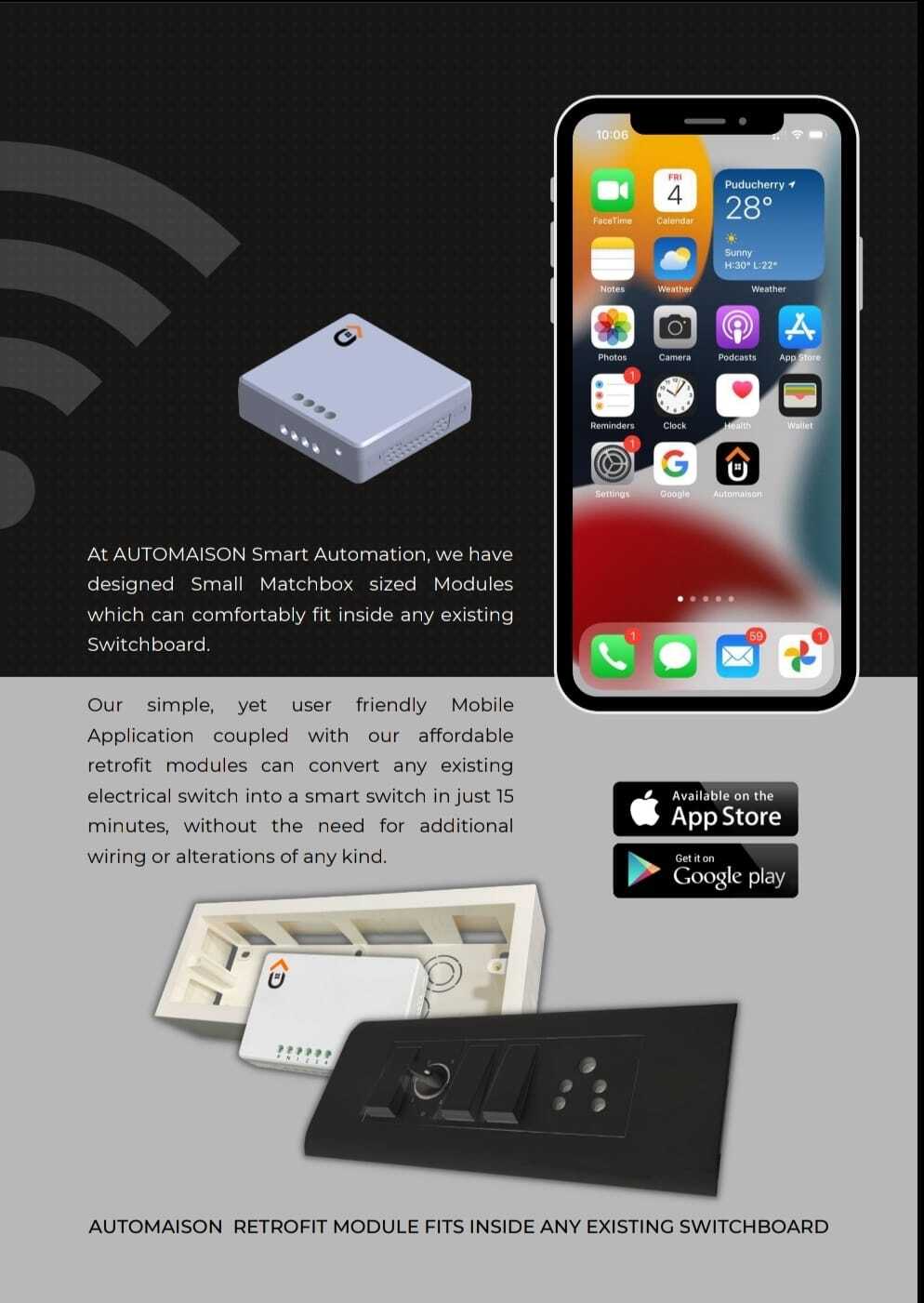 Home Automation - Hd Video Door Phone With Alexa Voice Controller Fingerprint Door Lock Feature