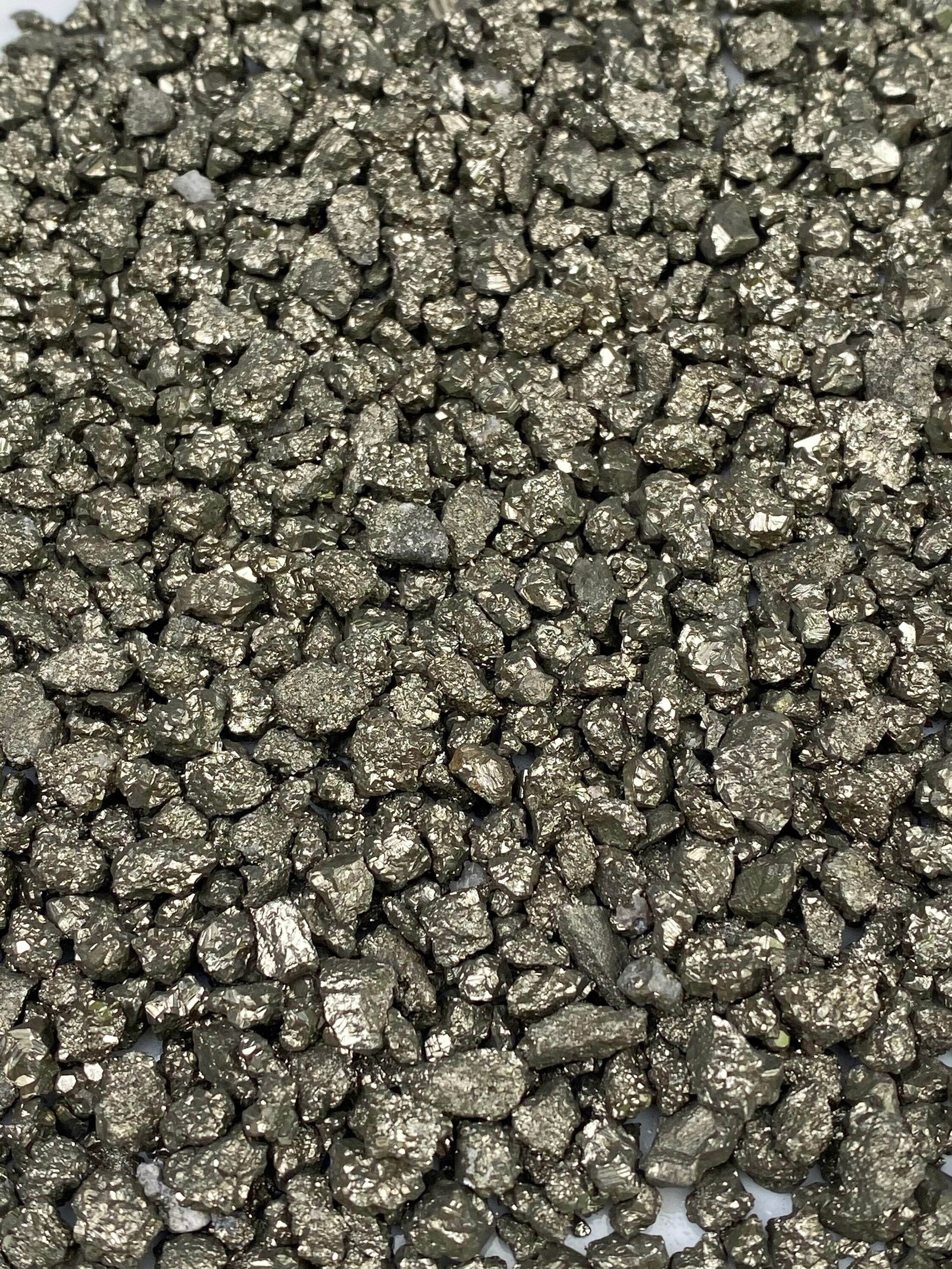 Natural Golden Pyrite Gemstone Chips - Natural Material Free Size Golden Color | A+ Grade 1 Kg Pack Ideal For Jewelry & Home Dã©cor