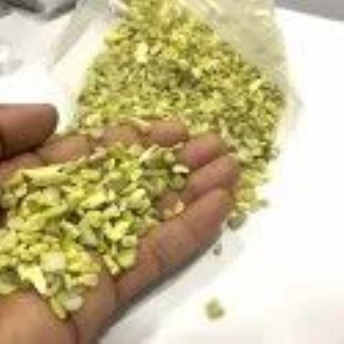 Natural Green Jade Gemstone Chips - 1 Kg Pack, Free Size, A+ Grade Natural Jade, Soothing Green Color For Unique Jewelry Designs
