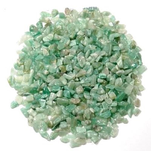 Natural Green Aventurine Gemstone Chips - 1 Kg, Free-sized Grade A+ Quality Natural Green Chips