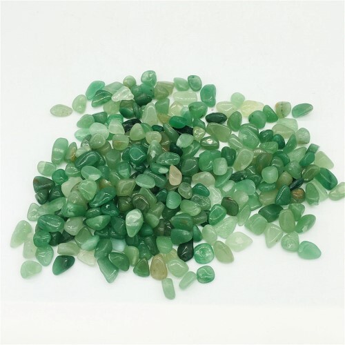 Natural Green Aventurine Gemstone Chips - 1 Kg, Free-sized Grade A+ Quality Natural Green Chips