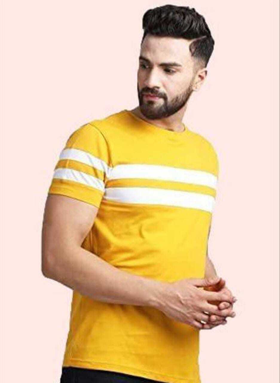 Men's T-shirt - Cotton, Size M, L, Xl | Breathable, Washable, Half Sleeves, Available In 2 Colors, Plain Pattern