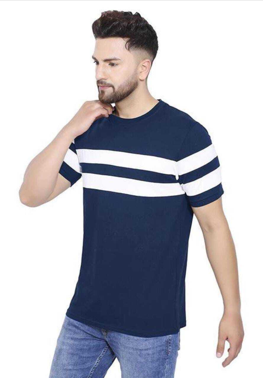 Men's T-shirt - Cotton, Size M, L, Xl | Breathable, Washable, Half Sleeves, Available In 2 Colors, Plain Pattern