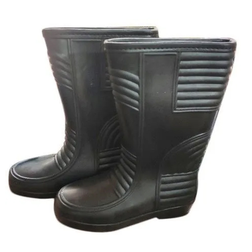 ब्लैक सेफ्टी गमबूट्स