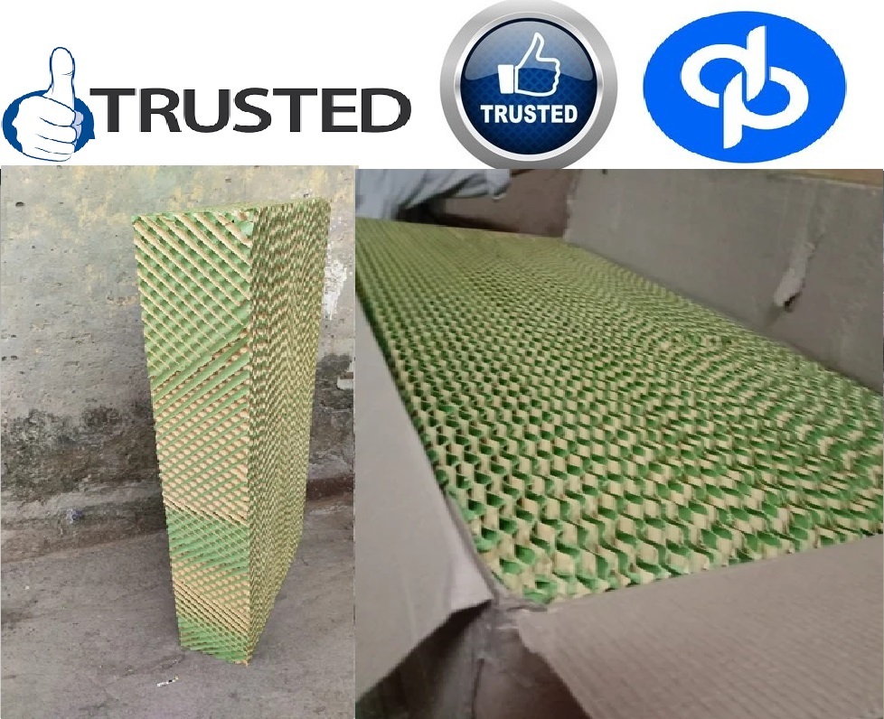 Green Brown Evaporative Cellulose Cooling Pad By Dehradun Uttarakhand Height: 600 Mm