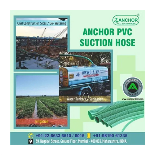 ग्रीन पीवीसी सक्शन नली