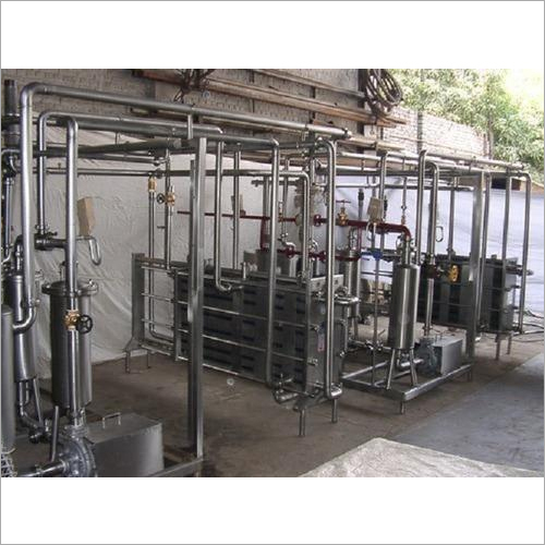 Industrial Chiller Plant - 2000-12000 Liters/Day Capacity | Stainless Steel, Full Automatic Control System, Air Cooling, Heat Sterilization, Silver Color