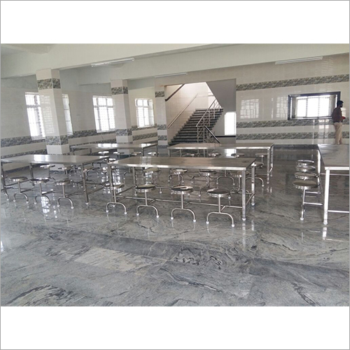 सिल्वर एसएस कैंटीन टेबल