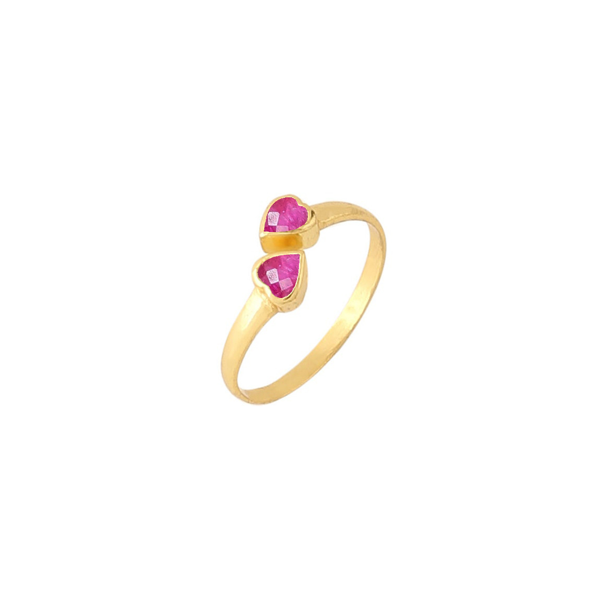 Heart Shape Gemstone 925 Silver Bezel Adjustable Ring Gender: Women
