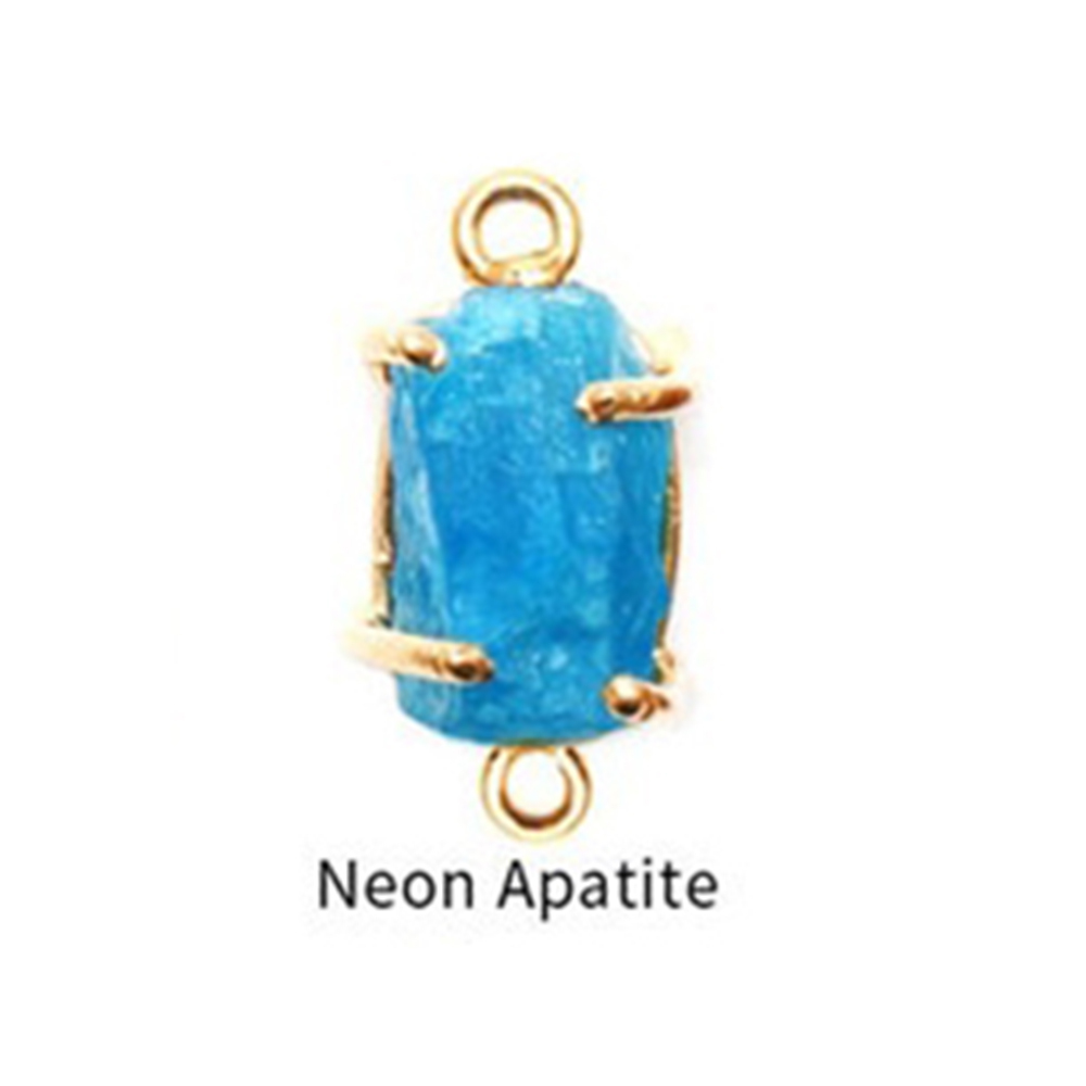 925 Sterling Silver Prong Set Gemstone Connector Size: Stone Size 8-10mm