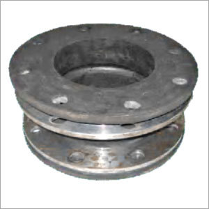 Rubber Expansion Joints With M.S Backup Flange - Fabricated Wide Arch, Standard/Modified Face-to-Face, Standard Flange Drilling | Greater Motion, Less Compression Force, Flat Faced Flange Contact