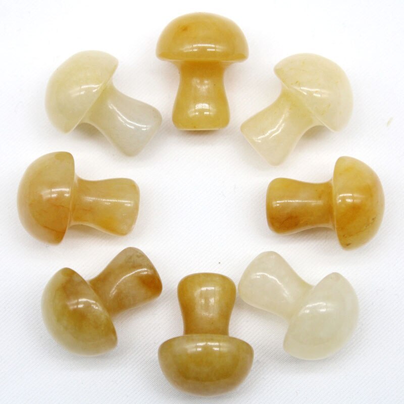 Natural Red Jasper Gemstone Mini Mushroom Reiki Set - Aaa Grade, 8-10 Mm, Deep Red Color, 20 Grams Weight | Natural Stone, Reiki Healing Tools