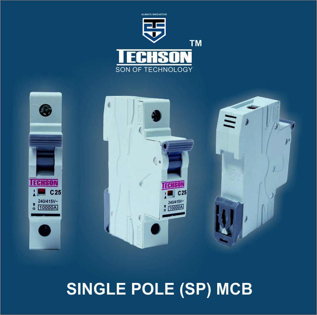White Miniature Circuit Breaker (Mcb)