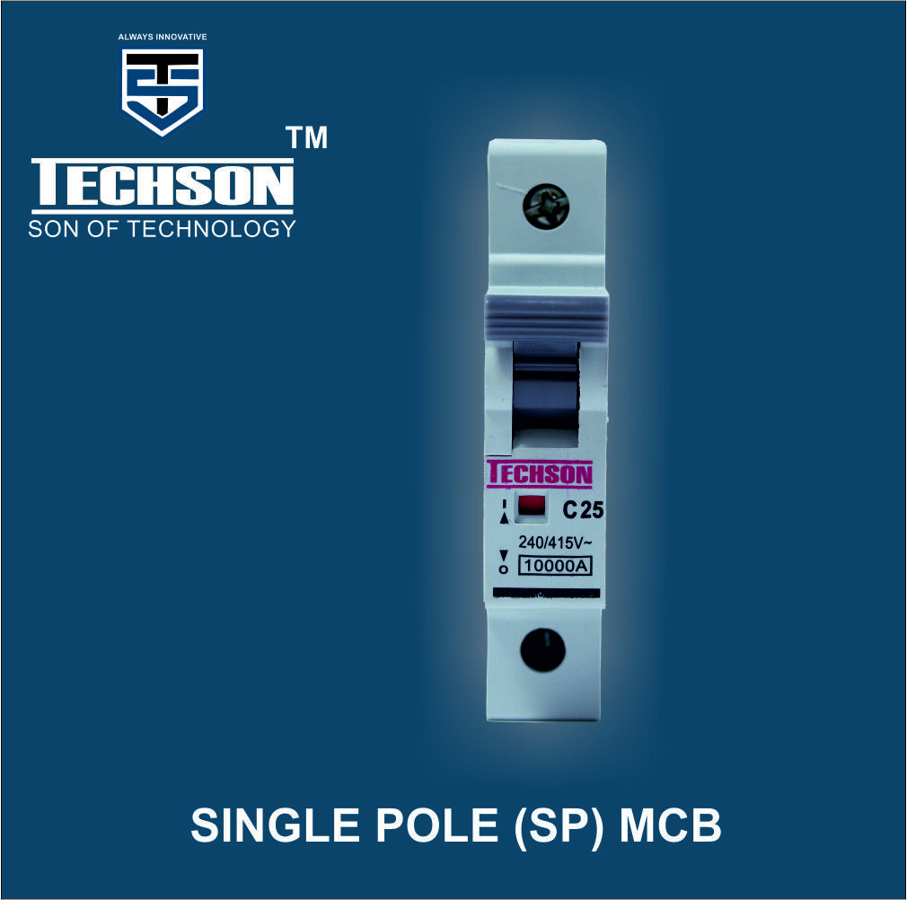 White Miniature Circuit Breaker (Mcb)