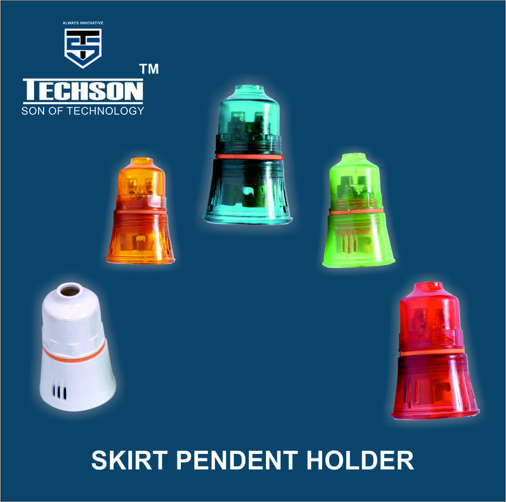 Bulb Holder - Polycarbonate Material, White Color | Durable Design For Extended Service Life