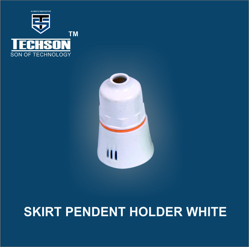 Bulb Holder - Polycarbonate Material, White Color | Durable Design For Extended Service Life