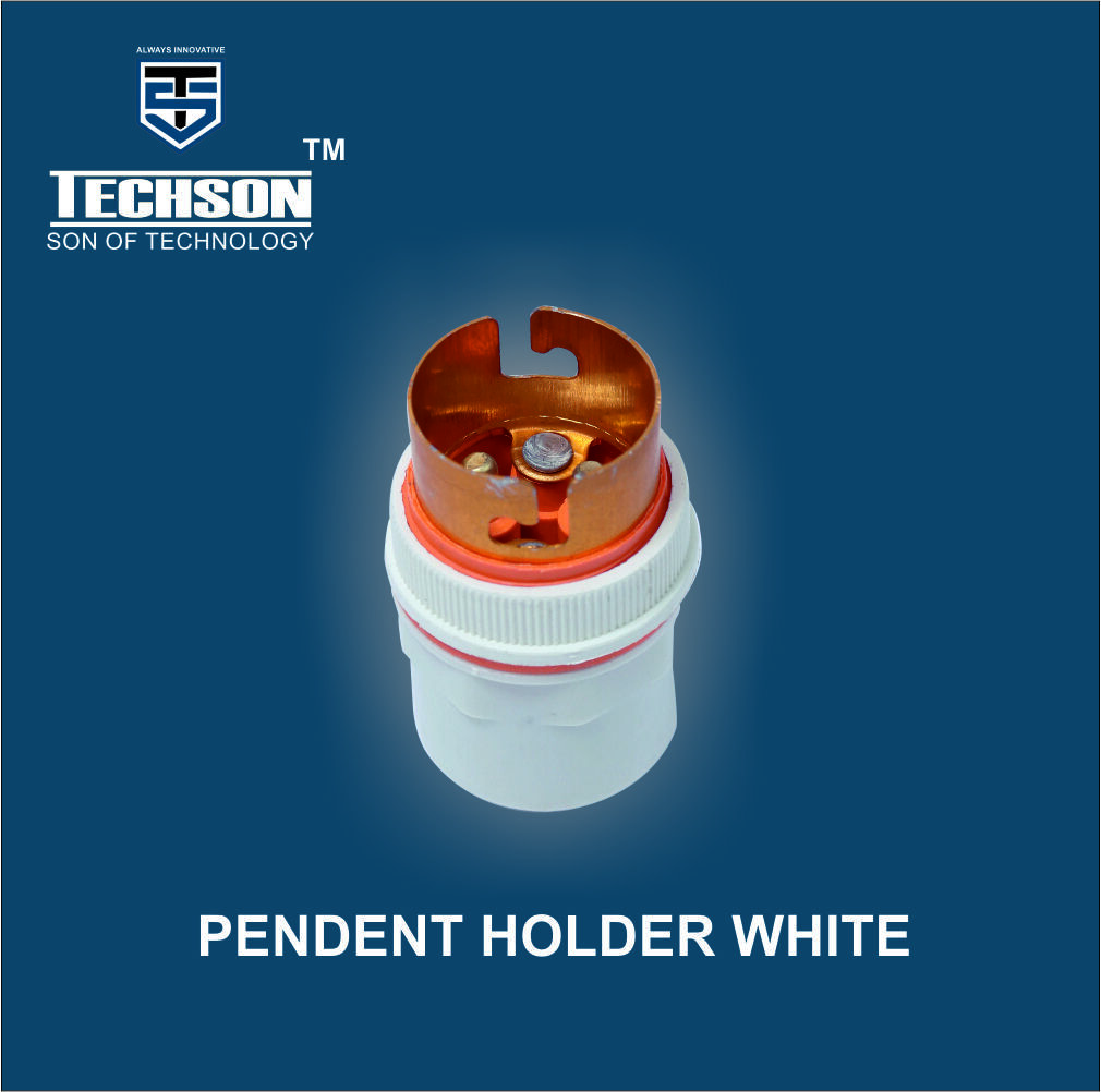 Bulb Holder - Polycarbonate Material, White Color | Durable Design For Extended Service Life