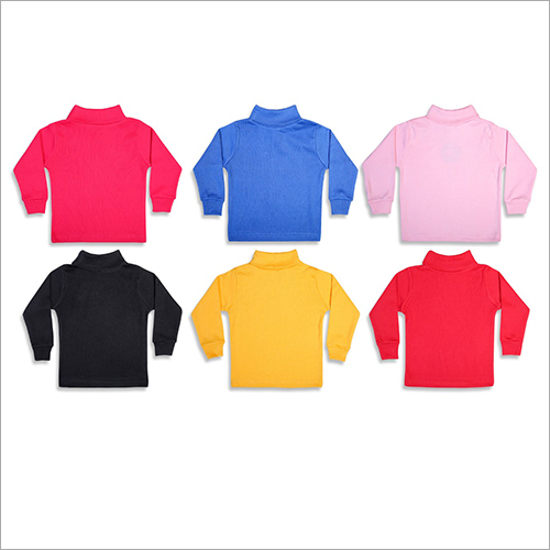 हाई नेक बेबी टी शर्ट